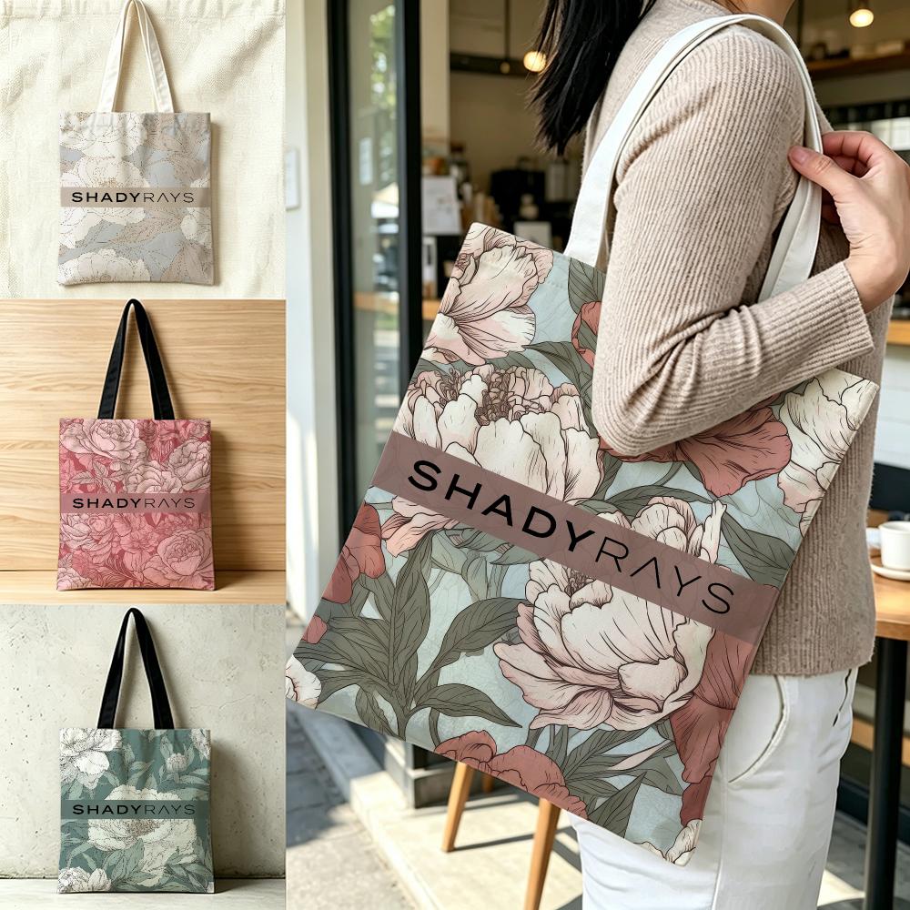 Streetwear Brand Bag - Sac fourre-tout en toile à motifs