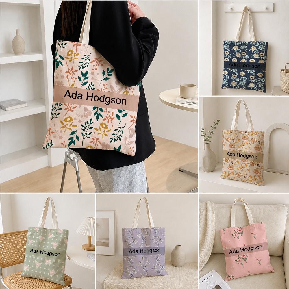 Streetwear Brand Bag - Sac fourre-tout en toile à motifs
