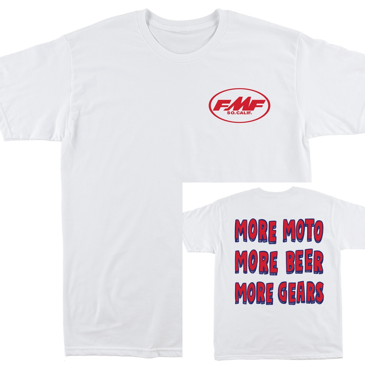 Off White Streetwear Brand - T-shirt graphique de marque White MORE