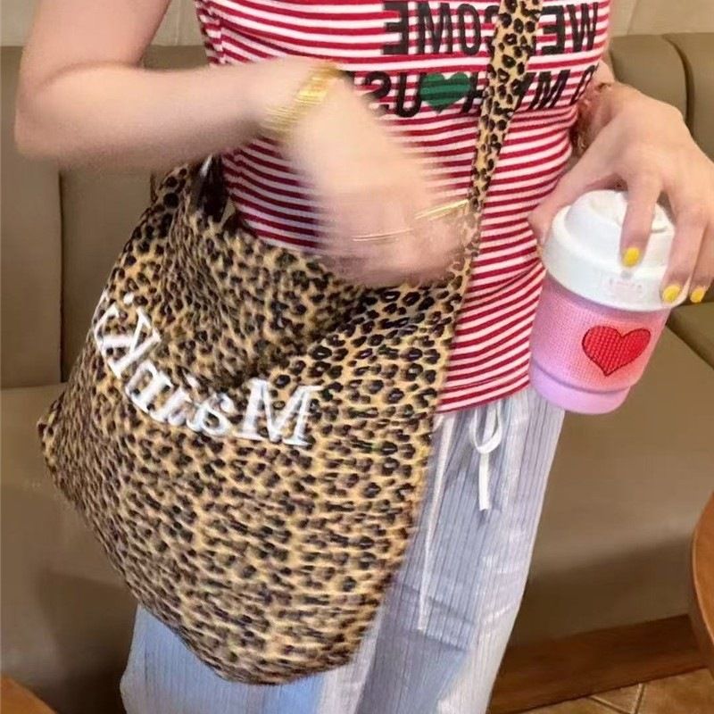Sac en toile à imprimé léopard - Streetwear Brand Bag avis et prix
