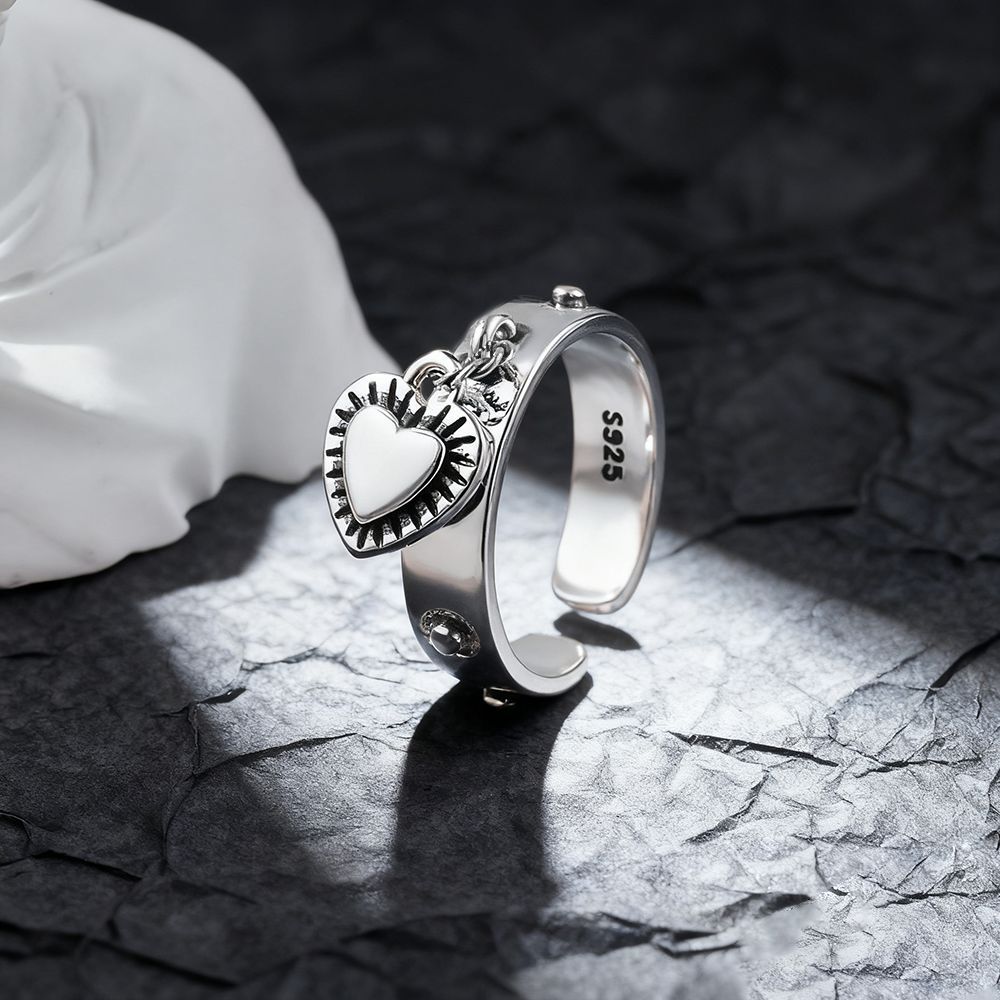 Cœur en argent sterling 925 ​  - Chrome Hearts Ring avis et prix