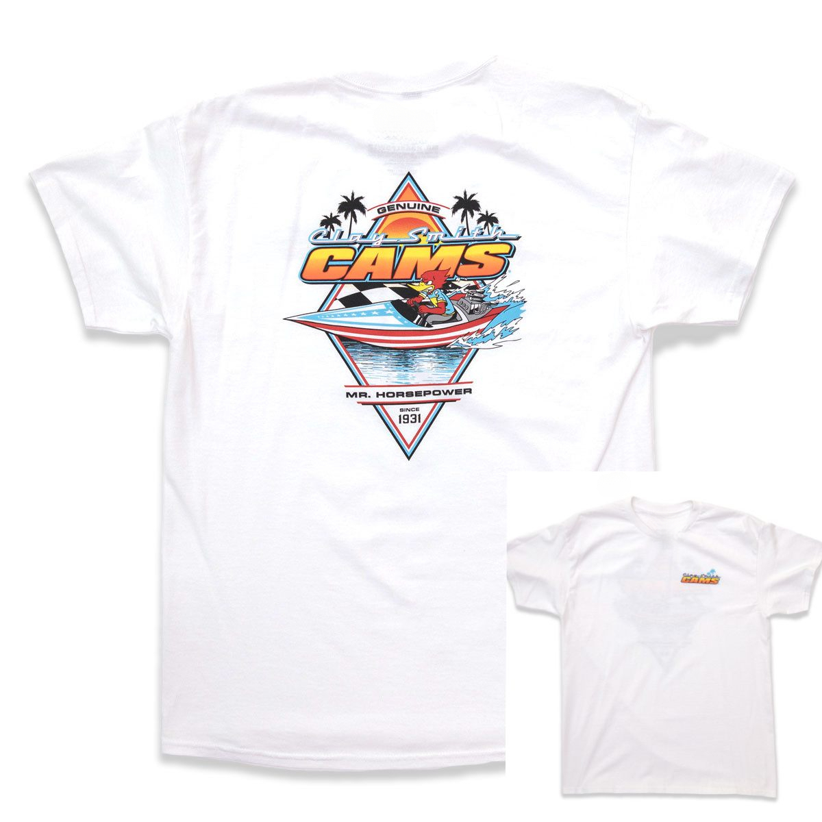 T-shirt en coton avec logo Red - Streetwear Brands Logo avis et prix